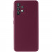 Фото Чохол Silicone Cover Lakshmi Full Camera (AAA) на Samsung Galaxy A32 4G (Бордовий / Plum) на vchehle.ua
