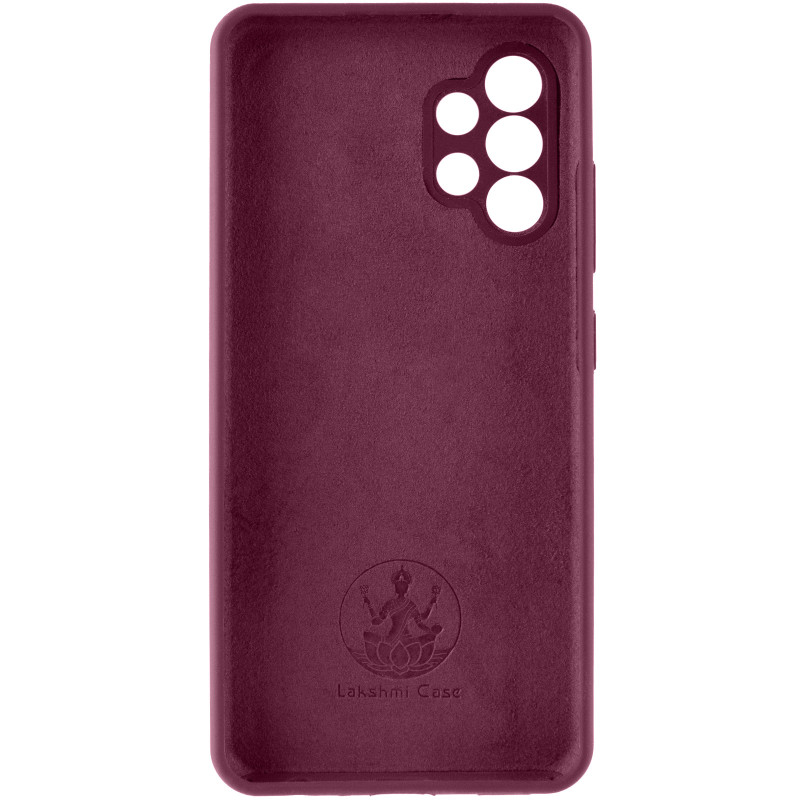 Фото Чохол Silicone Cover Lakshmi Full Camera (AAA) на Samsung Galaxy A32 4G (Бордовий / Plum) в маназині vchehle.ua