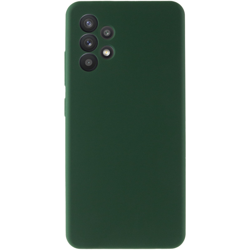 Фото Чохол Silicone Cover Lakshmi Full Camera (AAA) на Samsung Galaxy A32 4G (Зелений / Cyprus Green) на vchehle.ua