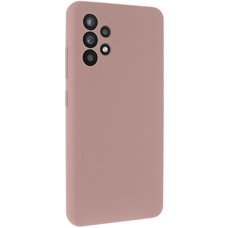 Чохол Silicone Cover Lakshmi Full Camera (AAA) на Samsung Galaxy A32 4G (Рожевий / Pink Sand)