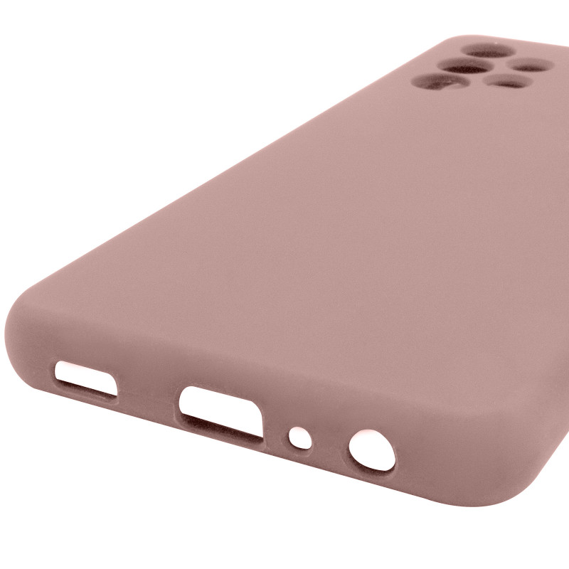 Купити Чохол Silicone Cover Lakshmi Full Camera (AAA) на Samsung Galaxy A32 4G (Рожевий / Pink Sand) на vchehle.ua