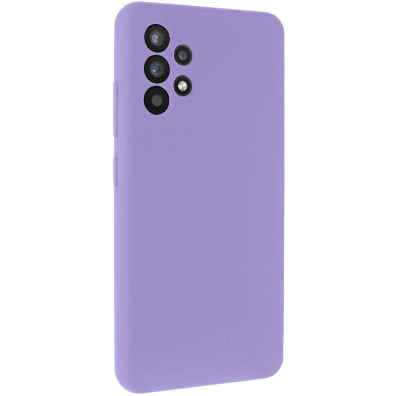 Чохол Silicone Cover Lakshmi Full Camera (AAA) на Samsung Galaxy A32 4G (Бузковий / Dasheen)