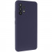 Чохол Silicone Cover Lakshmi Full Camera (AAA) на Samsung Galaxy A32 4G (Темно-синій / Midnight blue)
