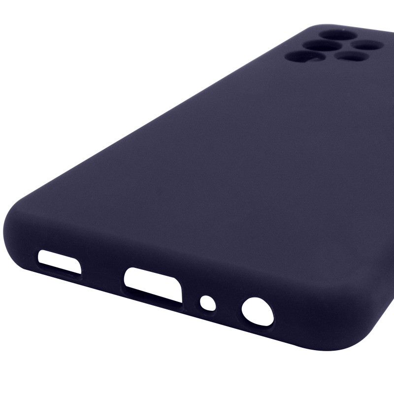 Чохол Silicone Cover Lakshmi Full Camera (AAA) на Samsung Galaxy A32 4G (Темно-синій / Midnight blue) в магазині vchehle.ua
