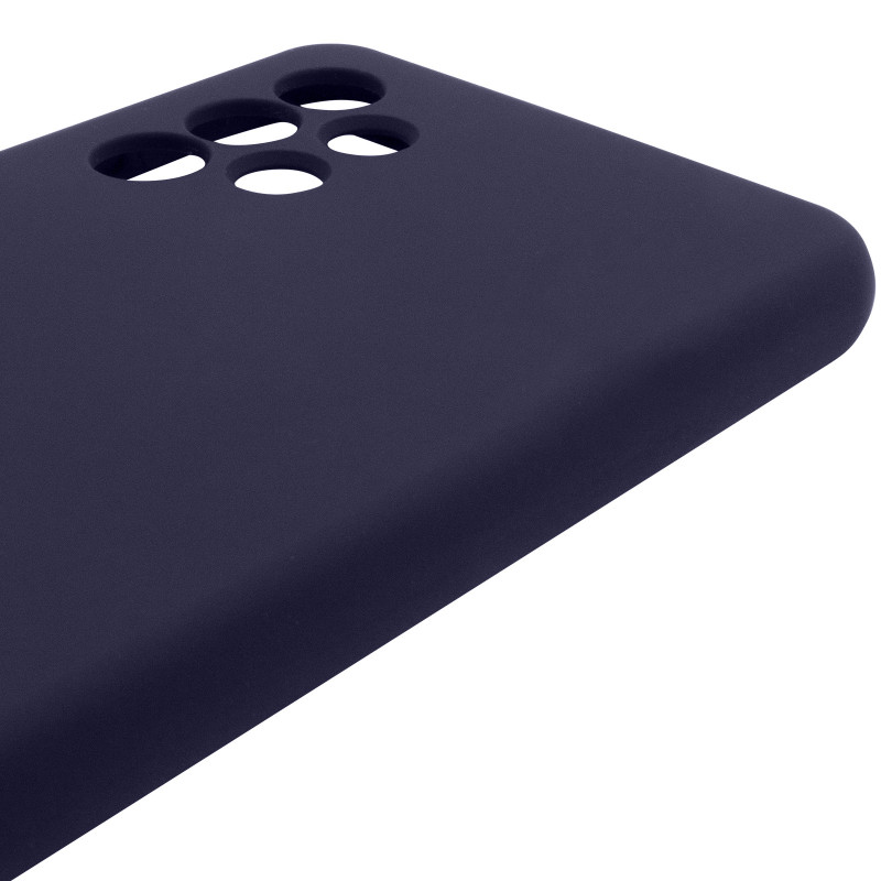 Купити Чохол Silicone Cover Lakshmi Full Camera (AAA) на Samsung Galaxy A32 4G (Темно-синій / Midnight blue) на vchehle.ua