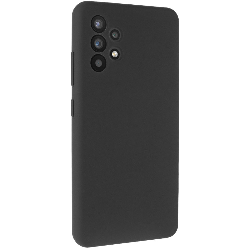 Чохол Silicone Cover Lakshmi Full Camera (AAA) на Samsung Galaxy A32 4G (Чорний / Black)