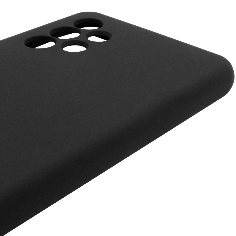 Чохол Silicone Cover Lakshmi Full Camera (AAA) на Samsung Galaxy A32 4G (Чорний / Black) в магазині vchehle.ua