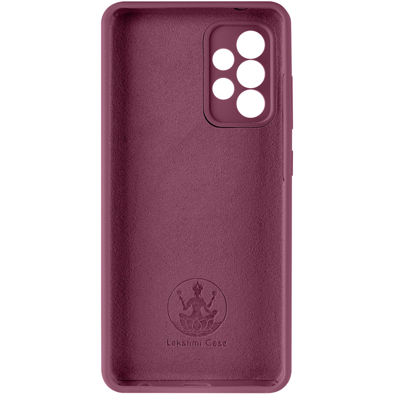 Фото Чохол Silicone Cover Lakshmi Full Camera (AAA) на Samsung Galaxy A52 4G / A52 5G / A52s (Бордовий / Plum) в маназині vchehle.ua