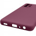 Купити Чохол Silicone Cover Lakshmi Full Camera (AAA) на Samsung Galaxy A52 4G / A52 5G / A52s (Бордовий / Plum) на vchehle.ua