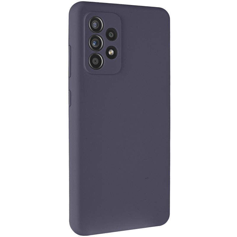 Чохол Silicone Cover Lakshmi Full Camera (AAA) на Samsung Galaxy A52 4G / A52 5G / A52s (Сірий / Dark Gray)