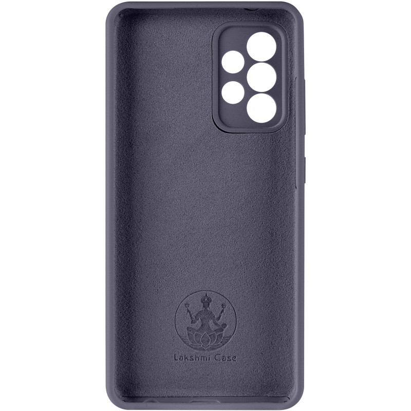 Фото Чохол Silicone Cover Lakshmi Full Camera (AAA) на Samsung Galaxy A52 4G / A52 5G / A52s (Сірий / Dark Gray) в маназині vchehle.ua