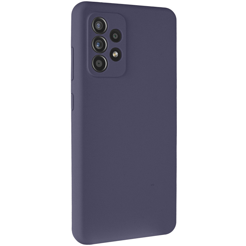 Замовити Чохол Silicone Cover Lakshmi Full Camera (AAA) на Samsung Galaxy A52 4G / A52 5G / A52s (Темно-синій / Midnight blue) на vchehle.ua