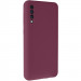 Чохол Silicone Cover Lakshmi Full Camera (AAA) на Samsung Galaxy A50 (A505F) / A50s / A30s (Бордовий / Plum)