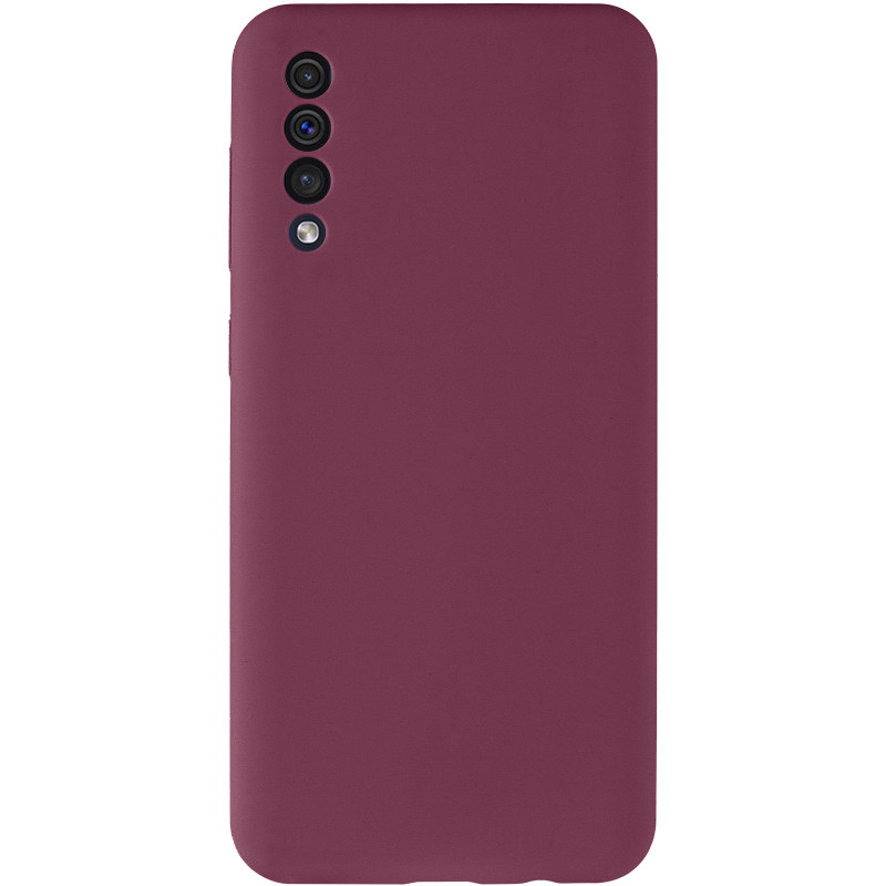 Фото Чохол Silicone Cover Lakshmi Full Camera (AAA) на Samsung Galaxy A50 (A505F) / A50s / A30s (Бордовий / Plum) на vchehle.ua