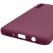 Купити Чохол Silicone Cover Lakshmi Full Camera (AAA) на Samsung Galaxy A50 (A505F) / A50s / A30s (Бордовий / Plum) на vchehle.ua