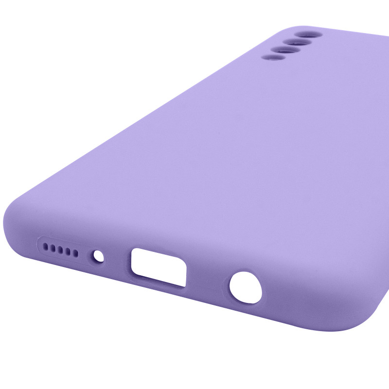 Купити Чохол Silicone Cover Lakshmi Full Camera (AAA) на Samsung Galaxy A50 (A505F) / A50s / A30s (Бузковий / Dasheen) на vchehle.ua