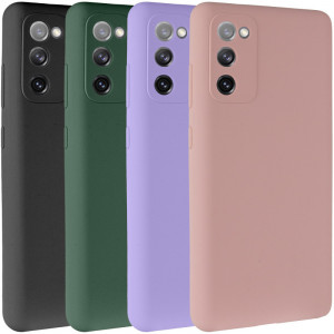 Чехол Silicone Cover Lakshmi Full Camera (AAA) для Samsung Galaxy S20 FE