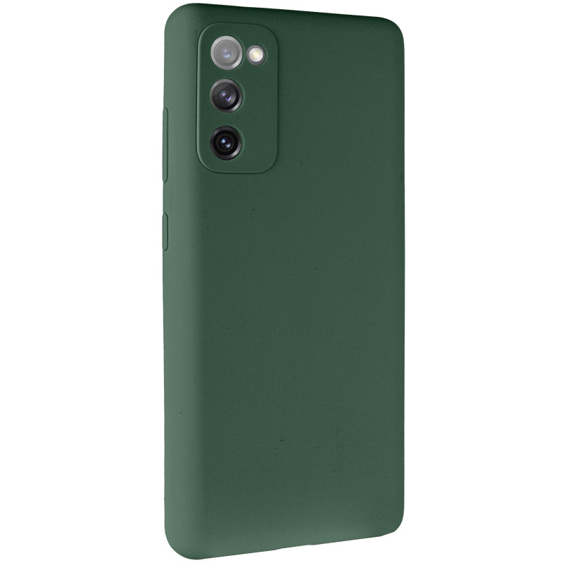 Чохол Silicone Cover Lakshmi Full Camera (AAA) на Samsung Galaxy S20 FE (Зелений / Cyprus Green)