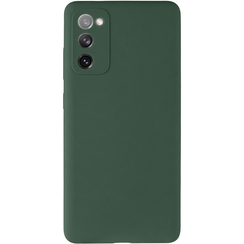Фото Чохол Silicone Cover Lakshmi Full Camera (AAA) на Samsung Galaxy S20 FE (Зелений / Cyprus Green) на vchehle.ua