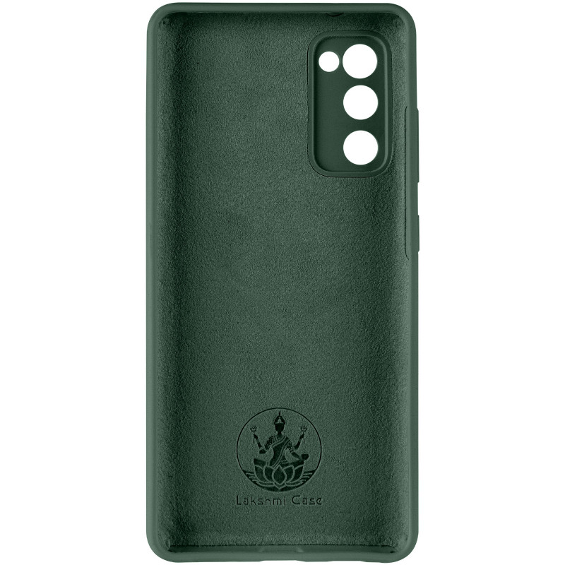 Фото Чохол Silicone Cover Lakshmi Full Camera (AAA) на Samsung Galaxy S20 FE (Зелений / Cyprus Green) в маназині vchehle.ua