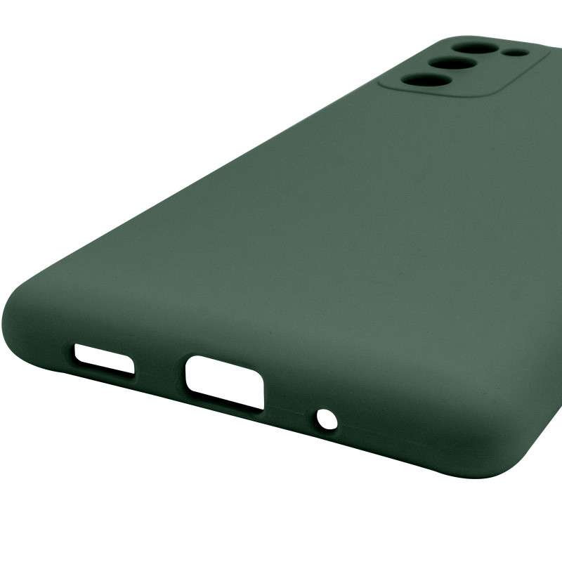 Купити Чохол Silicone Cover Lakshmi Full Camera (AAA) на Samsung Galaxy S20 FE (Зелений / Cyprus Green) на vchehle.ua