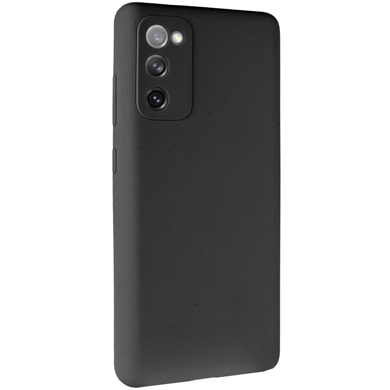 Чохол Silicone Cover Lakshmi Full Camera (AAA) на Samsung Galaxy S20 FE (Чорний / Black)