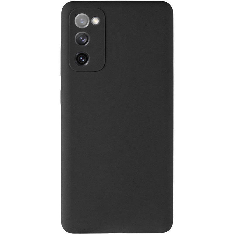 Фото Чохол Silicone Cover Lakshmi Full Camera (AAA) на Samsung Galaxy S20 FE (Чорний / Black) на vchehle.ua