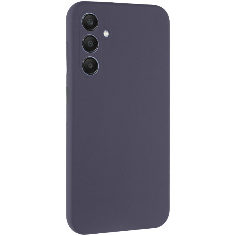 Чехол Silicone Cover Lakshmi Full Camera (AAA) для Samsung Galaxy A35 (Серый / Dark Gray)