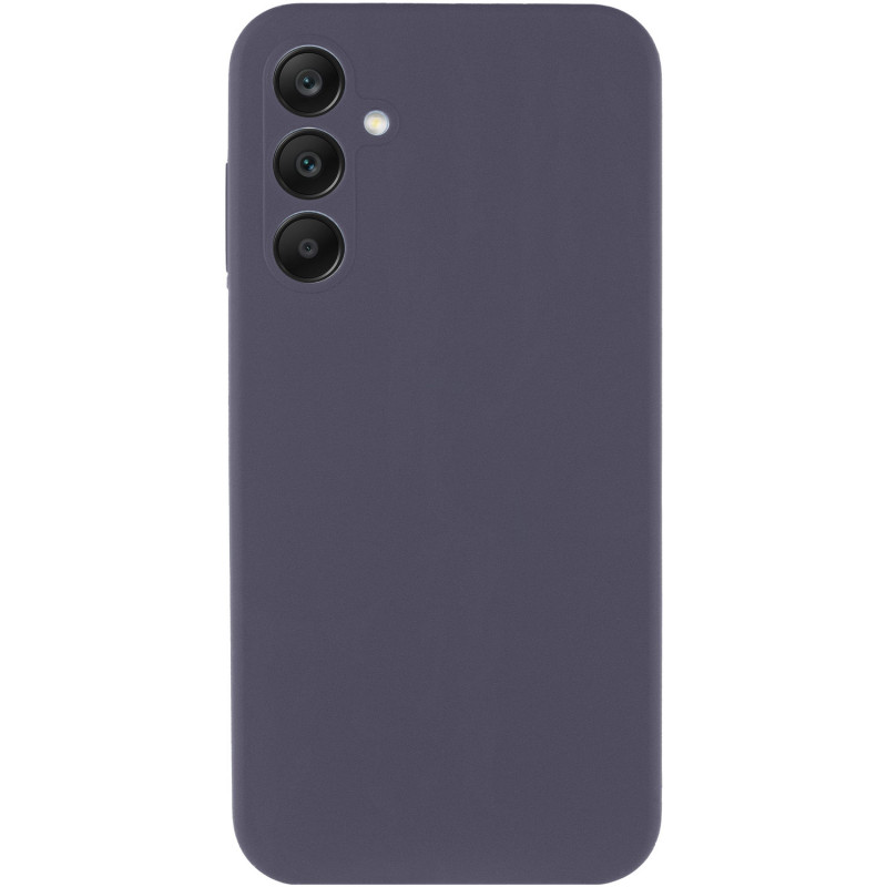 Фото Чехол Silicone Cover Lakshmi Full Camera (AAA) для Samsung Galaxy A35 (Серый / Dark Gray) на vchehle.ua