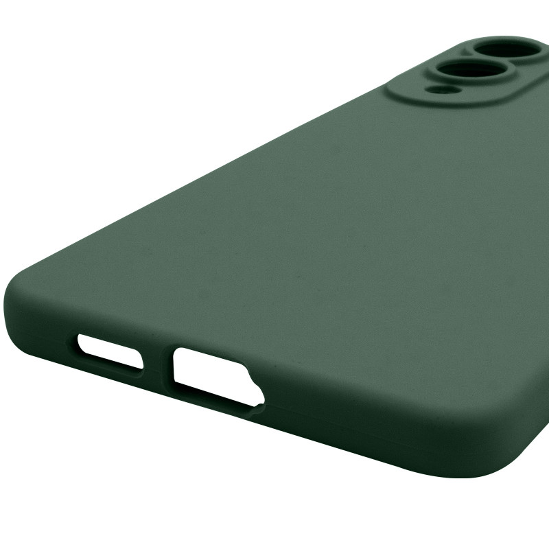 Купить Чехол Silicone Cover Lakshmi Full Camera (AAA) для Samsung Galaxy S25 Edge (Зеленый / Cyprus Green) на vchehle.ua