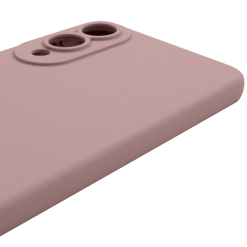 Чехол Silicone Cover Lakshmi Full Camera (AAA) для Samsung Galaxy S25 Edge (Розовый / Pink Sand) в магазине vchehle.ua
