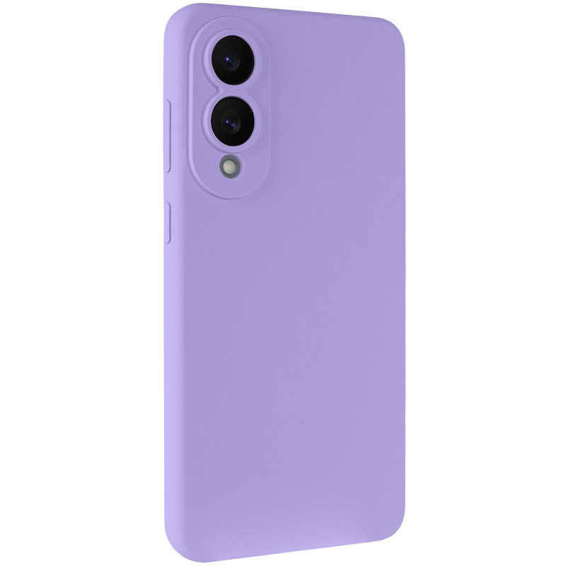 Чехол Silicone Cover Lakshmi Full Camera (AAA) для Samsung Galaxy S25 Edge (Сиреневый / Dasheen)