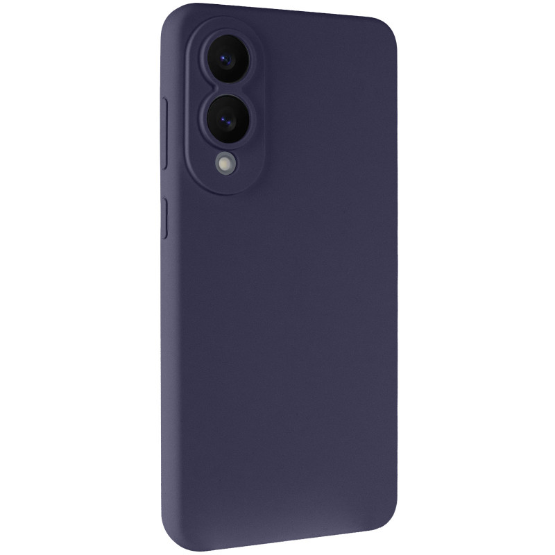 Чехол Silicone Cover Lakshmi Full Camera (AAA) для Samsung Galaxy S25 Edge (Темно-синий / Midnight blue)