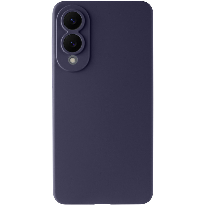 Фото Чехол Silicone Cover Lakshmi Full Camera (AAA) для Samsung Galaxy S25 Edge (Темно-синий / Midnight blue) на vchehle.ua