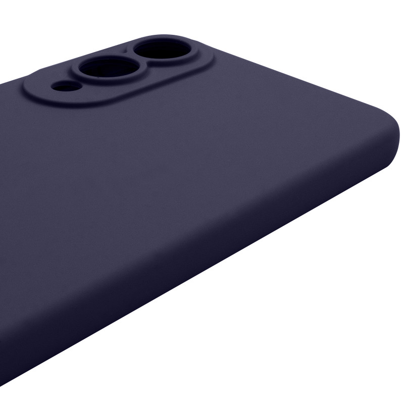 Чехол Silicone Cover Lakshmi Full Camera (AAA) для Samsung Galaxy S25 Edge (Темно-синий / Midnight blue) в магазине vchehle.ua