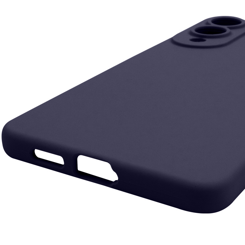 Купить Чехол Silicone Cover Lakshmi Full Camera (AAA) для Samsung Galaxy S25 Edge (Темно-синий / Midnight blue) на vchehle.ua