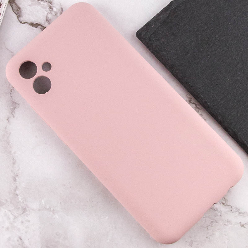 Купити Чохол Silicone Cover Lakshmi Full Camera (AAA) на Samsung Galaxy A08 / A07 4G (Рожевий / Pink Sand) на vchehle.ua