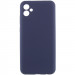 Чохол Silicone Cover Lakshmi Full Camera (AAA) на Samsung Galaxy A08 / A07 4G (Темно-синій / Midnight blue)