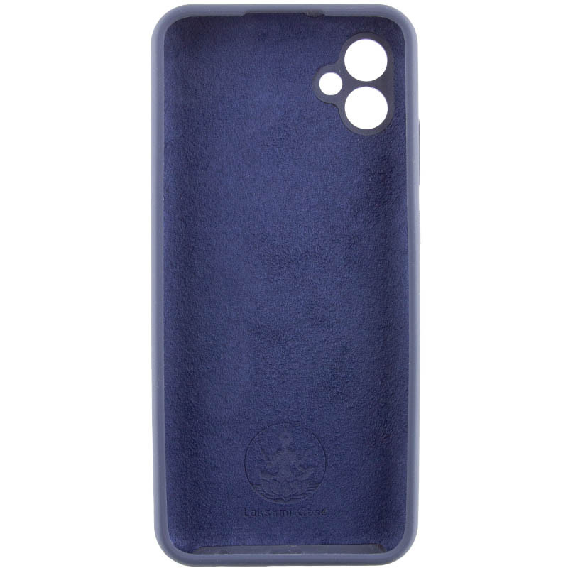 Фото Чохол Silicone Cover Lakshmi Full Camera (AAA) на Samsung Galaxy A08 / A07 4G (Темно-синій / Midnight blue) в маназині vchehle.ua