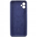 Фото Чохол Silicone Cover Lakshmi Full Camera (AAA) на Samsung Galaxy A08 / A07 4G (Темно-синій / Midnight blue) в маназині vchehle.ua