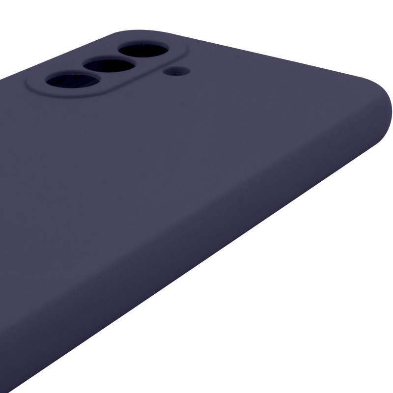 Чохол Silicone Cover Lakshmi Full Camera (AAA) на ung Galaxy A18 / A17 (Темно-синій / Midnight blue) в магазині vchehle.ua