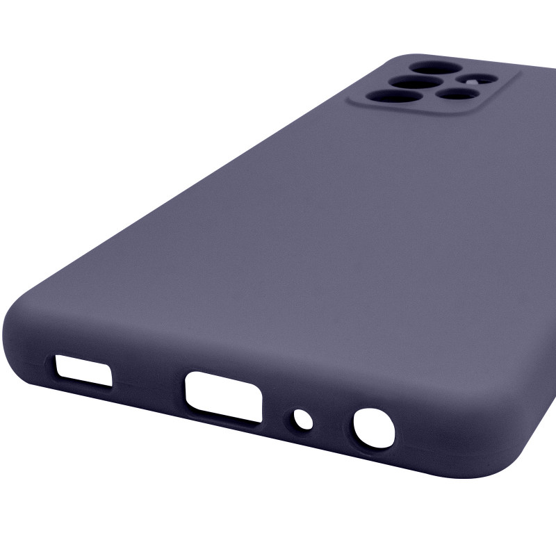 Купить Чехол Silicone Cover Lakshmi Full Camera (AAA) для Samsung Galaxy A32 5G (Темно-синий / Midnight blue) на vchehle.ua