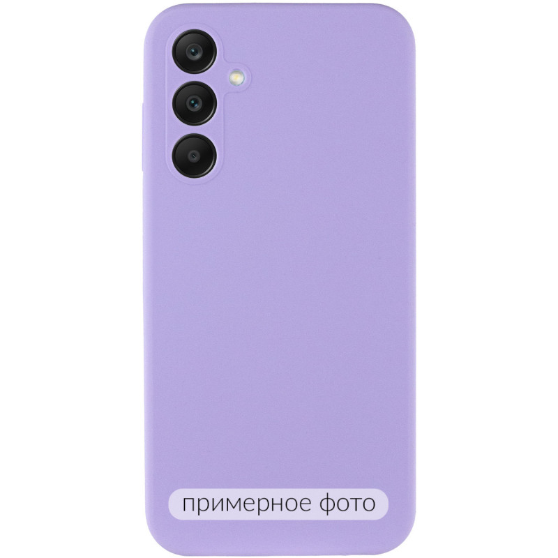 Фото Чехол Silicone Cover Lakshmi Full Camera (AAA) для Samsung Galaxy A10s (Сиреневый / Dasheen) на vchehle.ua