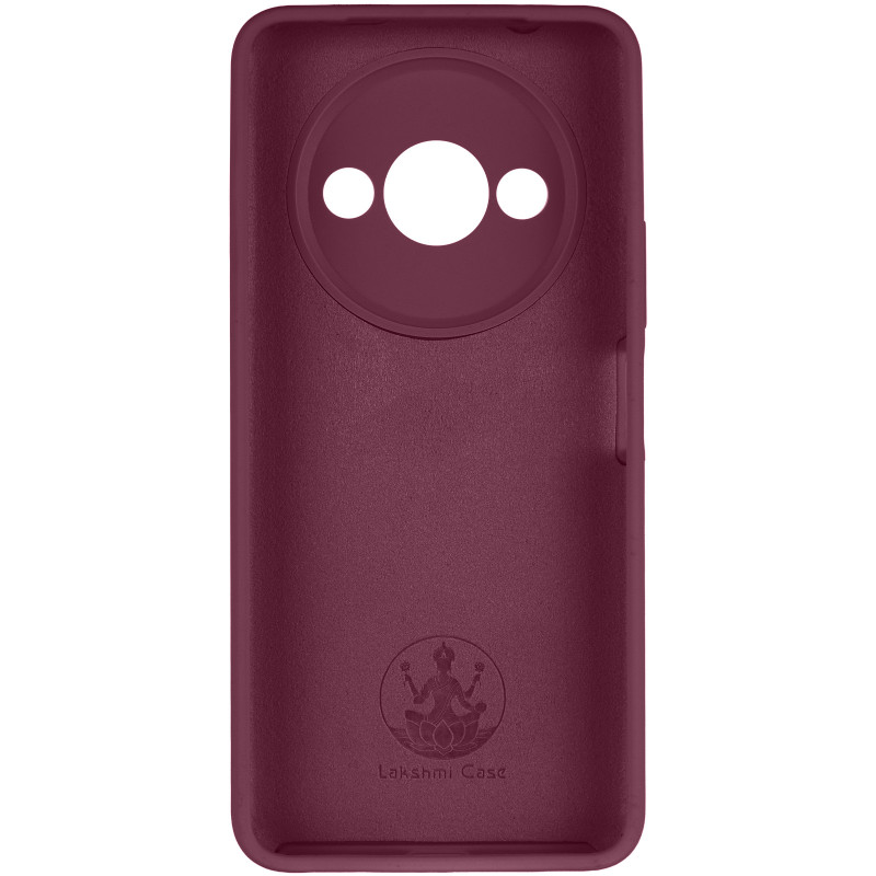 Фото Чохол Silicone Cover Lakshmi Full Camera (AAA) на Xiaomi Redmi A3 (Бордовий / Plum) в маназині vchehle.ua