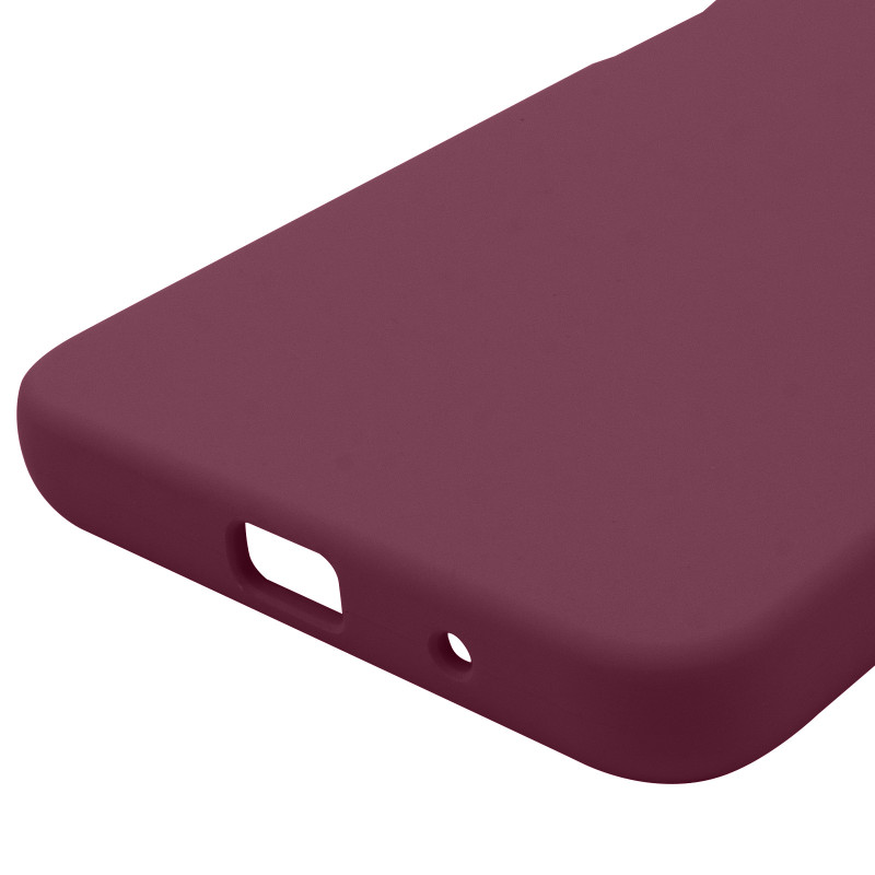 Купити Чохол Silicone Cover Lakshmi Full Camera (AAA) на Xiaomi Redmi A3 (Бордовий / Plum) на vchehle.ua