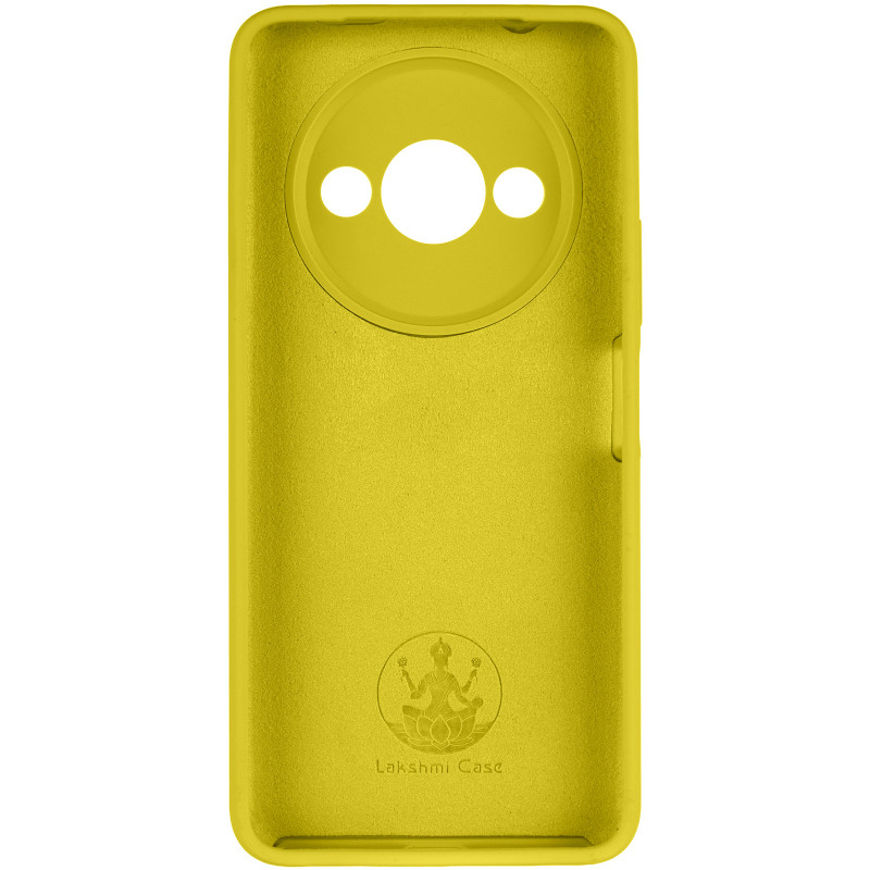 Фото Чохол Silicone Cover Lakshmi Full Camera (AAA) на Xiaomi Redmi A3 (Жовтий / Yellow) в маназині vchehle.ua