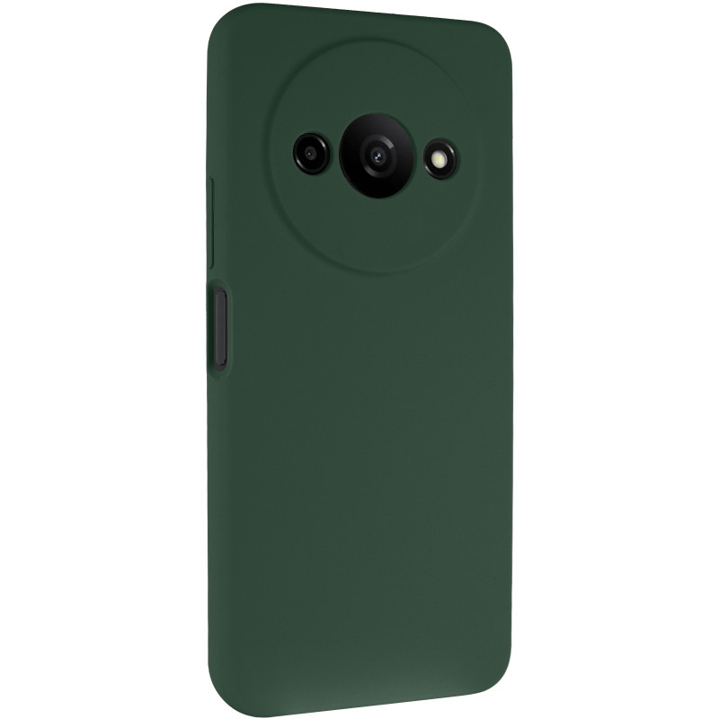 Чохол Silicone Cover Lakshmi Full Camera (AAA) на Xiaomi Redmi A3 (Зелений / Cyprus Green)