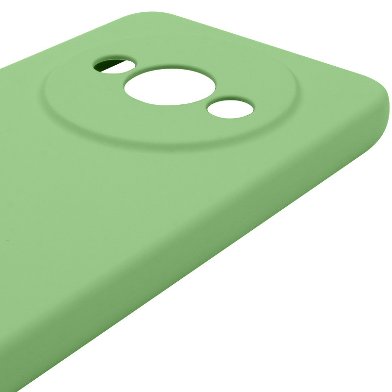 Чохол Silicone Cover Lakshmi Full Camera (AAA) на Xiaomi Redmi A3 (М'ятний / Mint) в магазині vchehle.ua