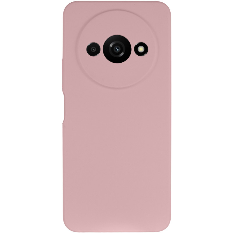 Фото Чохол Silicone Cover Lakshmi Full Camera (AAA) на Xiaomi Redmi A3 (Рожевий / Pink Sand) на vchehle.ua