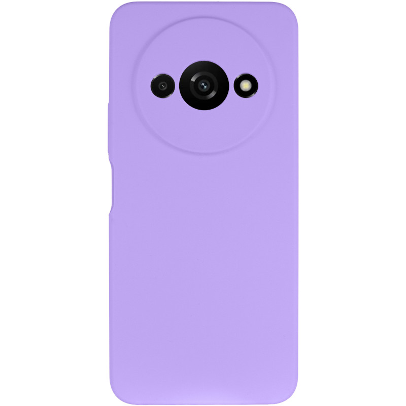Фото Чохол Silicone Cover Lakshmi Full Camera (AAA) на Xiaomi Redmi A3 (Бузковий / Dasheen) на vchehle.ua